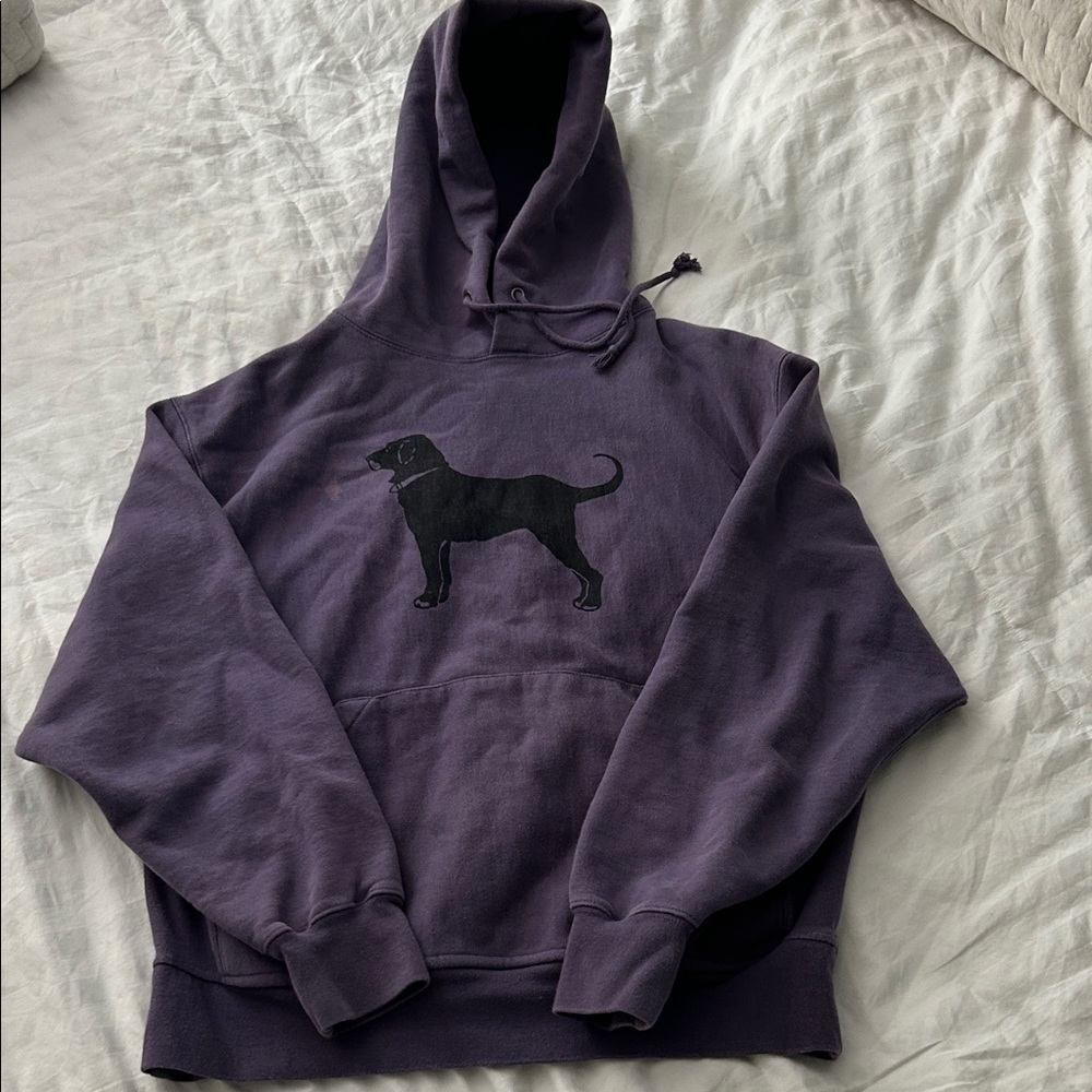 Purple Black Dog Women’s Hoodie